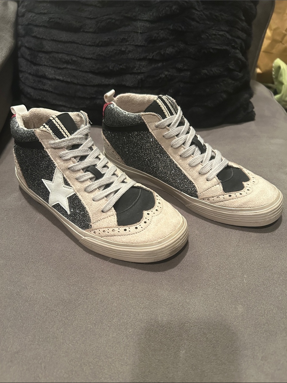 Shu Shop Womens Paulina Basketball Inspired High Top Sneakers size 8
